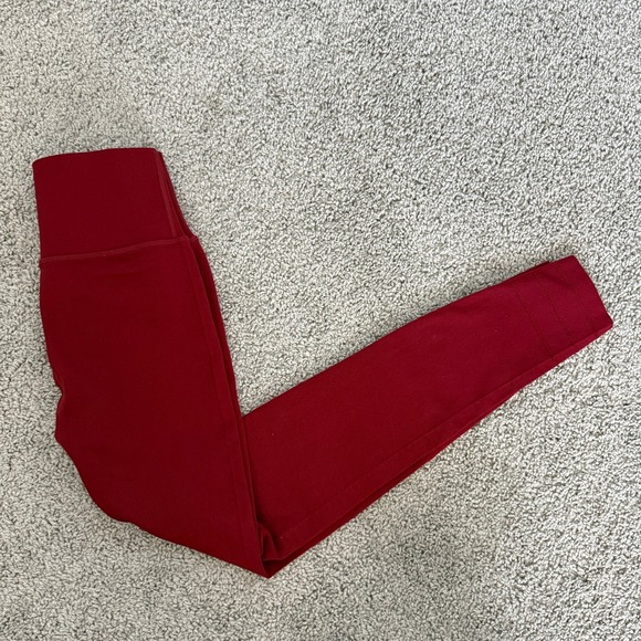 Fabletics Pants - Fabletics SculptKnit High Waisted Compression Leggings Burgundy‎ Womens Medium